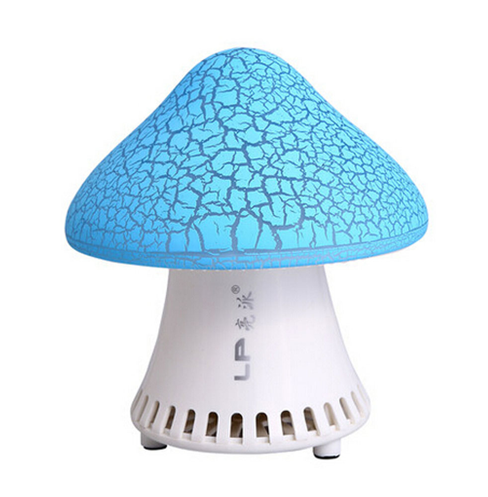 USB Mini Desktop Computer Laptop Speaker Fashion Mushroom Speaker BLUE