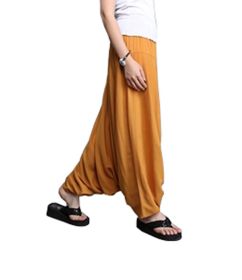 Sagging Pants Yoga Pants Sunscreen Breathable Travel Home Loose Pants