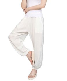 Female Bloomers Yoga Pants Practice Pants Big Crotch Pants Cotton