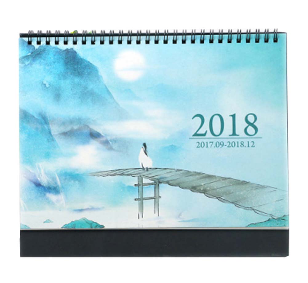 Retro Desk Calendar Office Calendar Plan Helpers 2018 Calendar,Freedom Style