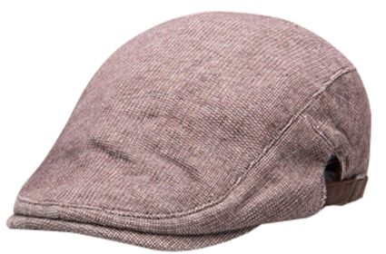 Pure Colour Thicken Hat Cap Men And Women Baseball Hat Fashion Cap Coffee