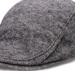 Pure Colour Thicken Hat Cap Baseball Hat Fashion Cap Gray A