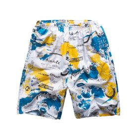 Summer Men Beach Shorts Boardshort Shorts Swim Trunks for Travel, #01