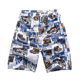 Summer Men Beach Shorts Boardshort Shorts Swim Trunks for Travel, #04