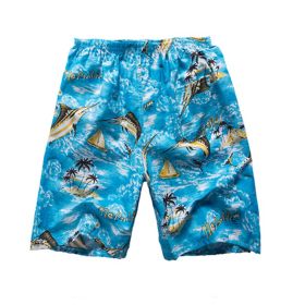 Summer Men Beach Shorts Boardshort Shorts Swim Trunks for Travel, #08
