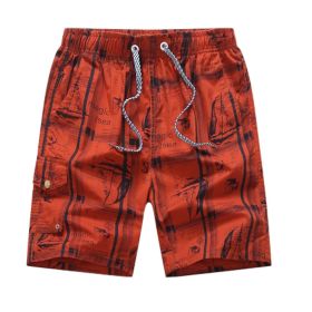Cotton Shorts Casual Shorts Board Shorts Travel Beach Shorts for Men, F