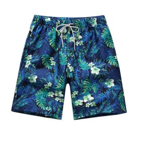 Stylish Men Shorts Quick Dry Beach Shorts Board Shorts Swim Trunks for Holiday, C