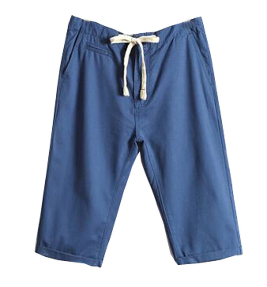 New Style Summer Casual Cotton  Beach Shorts for Man, Blue